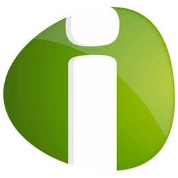 The iNTERVOLUTIONS mark: a white lowercase i inside a green oval.